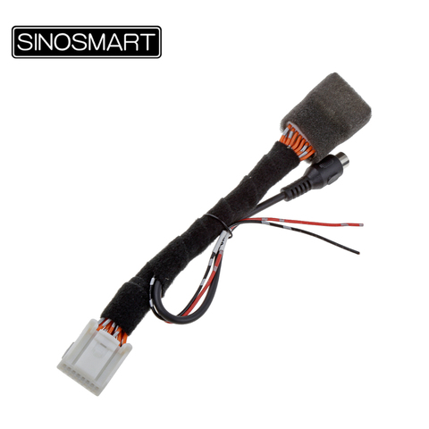 SINOSMART C16D câble de connexion pour le royaume-uni Renault Kadjar caméra de recul au moniteur OEM sans endommager le câblage ► Photo 1/2
