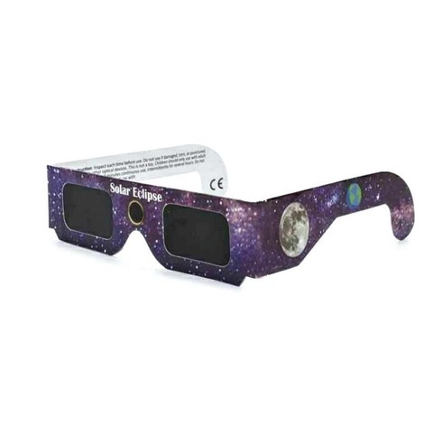 Lunettes d'éclipse solaire, 1 pièce, couleur aléatoire, Total, éclipse solaire Anti-uv, lunettes d'extérieur, Observation ► Photo 1/6