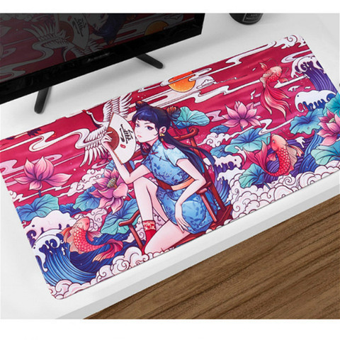 Grand tapis de souris 80x30cm, pour Gamer, ordinateur portable, clavier de bureau ► Photo 1/6