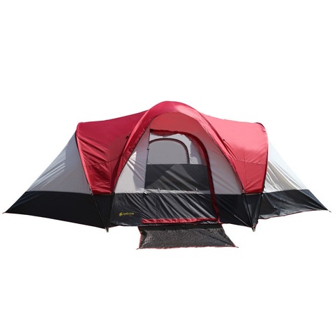 Grande tente 5-8 personne deux chambres un salon Camping tente familiale 550x300x195cm ► Photo 1/1