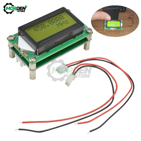 Testeur de fréquence numérique RF 1-1200mhz 1MHz-1.2GHz PLJ-0802-E LCD0802 DC 9-12V LCD, pour Radio amateur, Kit de bricolage ► Photo 1/6