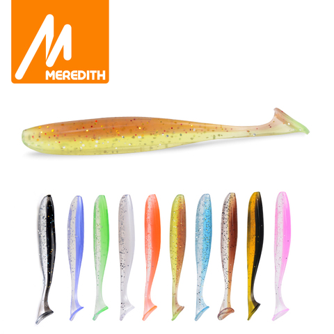 Meredith Facile Méné Classique leurres souples 10 cm/4.8g 7 pcs/lot Swimbaits appât artificiel Silicone Leurre De Pêche leurres de pêche ► Photo 1/6