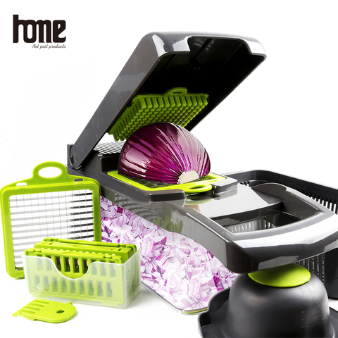 Coupe oignon hachoir à légumes broyeur alimentaire pomme de terre salade trancheuse manuel Multi mandoline ail accessoires de cuisine Gadgets outils ► Photo 1/6