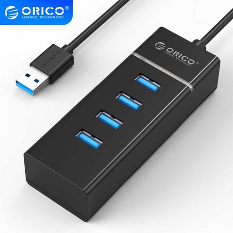 ORICO USB HUB Multi USB 3.0 HUB haute vitesse 5Gbps 4 Ports répartiteur 30cm Micro câble plusieurs Ports USB expanseur pour ordinateur ► Photo 1/6