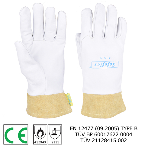 Paire de gants de soudage TIG, 25cm(9.84 