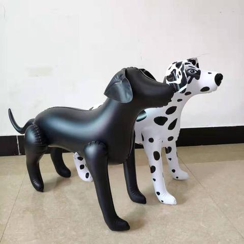 Modèle gonflable pour chien en plastique, accessoires pour magasin d'animaux domestiques, vêtements pour chiots, jouets pour photos, simulation d'animaux ► Photo 1/6