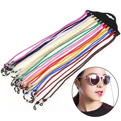 Lot de 12 lunettes en Nylon multicolores noir, cordelette pour lunettes de soleil, pour Tavel, lanière, sangle de cou ► Photo 1/6