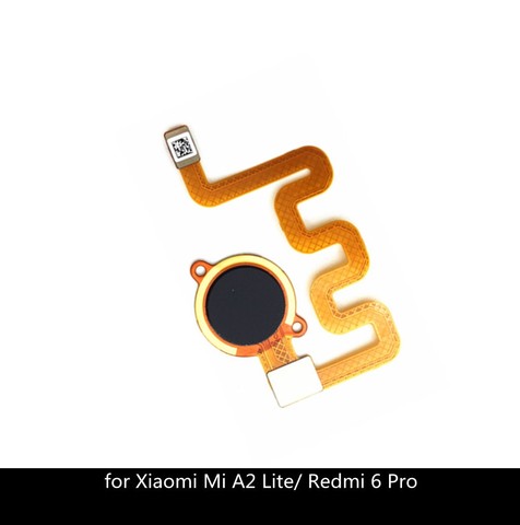 Pour Redmi 6 pro capteur d'identification de ruban d'empreintes digitales bouton de Menu maison câble flexible pour Xiaomi mi A2 lite pièces de rechange ► Photo 1/1