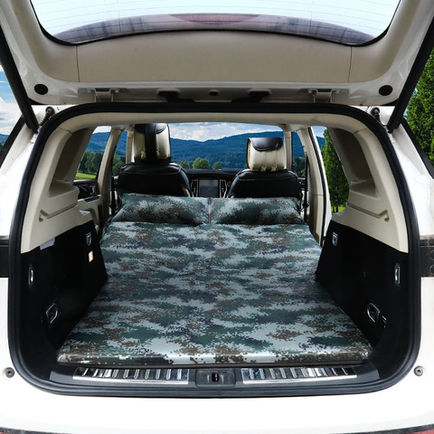 Lit gonflable automatique de voiture matelas de voiture SUV lit de voyage tapis de couchage de flottaison ► Photo 1/6
