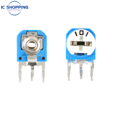 RM063 Potentiomètre Multitour 103 102 101 104 202 100R 200R 500R 1K 2K 3K 5K 10K 20K 50K 100K 200K 500K 1M Résistances Réglables ► Photo 1/2