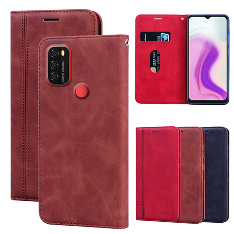 Housse de protection en cuir PU pour Blackview A70, étui portefeuille à rabat magnétique Capa pour Blackview A70, coque de téléphone ► Photo 1/6