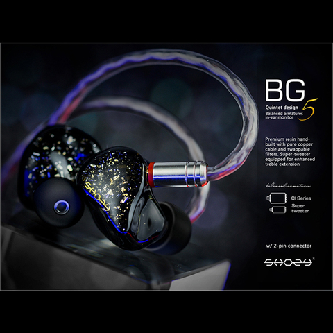 Shozy Neo nouveau filaire actif Noice annulation moniteur casque version bouchon d'oreille 3.5mm câble 10 Armature équilibrée unité écouteurs ► Photo 1/5