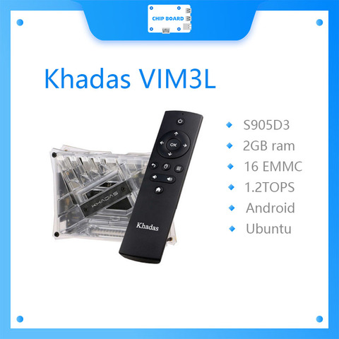 Khadas – KIT HTPC VIM3L SBC: Amlogic S905D3-N0N SBC avec étui à monter soi-même ► Photo 1/1