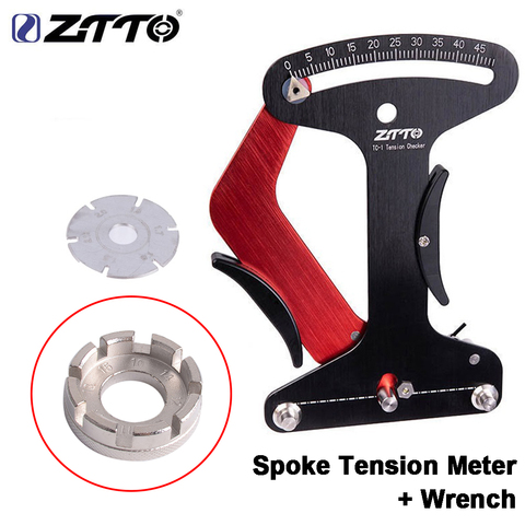 ZTTO – compteur de Tension de rayons de vélo CNC, outil de vélo de route vtt, vérificateur de rayons de roues, indicateur fiable, précis et Stable TC-1 ► Photo 1/6