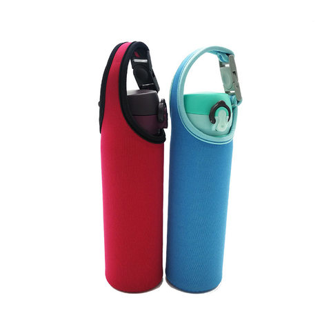 Bouteilles d'eau couverture manchon transporteur chaud isolation thermique bouteille d'eau sacs créatifs nouveau tissu Thermos tasse sac ► Photo 1/6