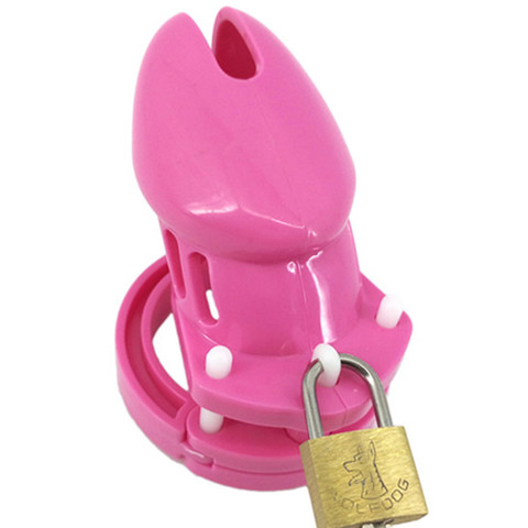 Jouets sexuels CB6000 dispositif de chasteté mâle Cage à bite avec 5 anneaux de taille serrure en laiton étiquettes de numéro de verrouillage ► Photo 1/6