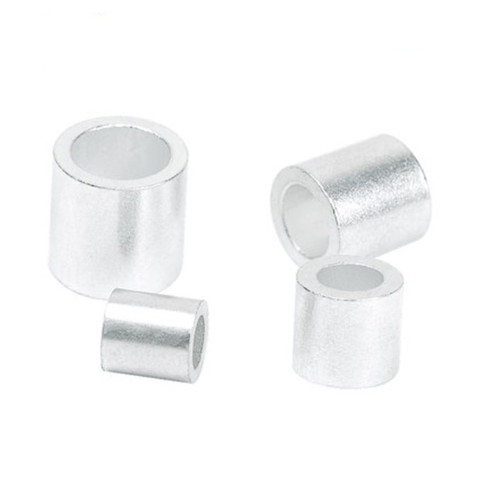 10 pièces/lot M3 M4 M5 M6 M8 M10 joint de rondelle en aluminium rond creux pas de filetage entretoise épaisseur 2/3/4/5/6/8/10/12mm ► Photo 1/2