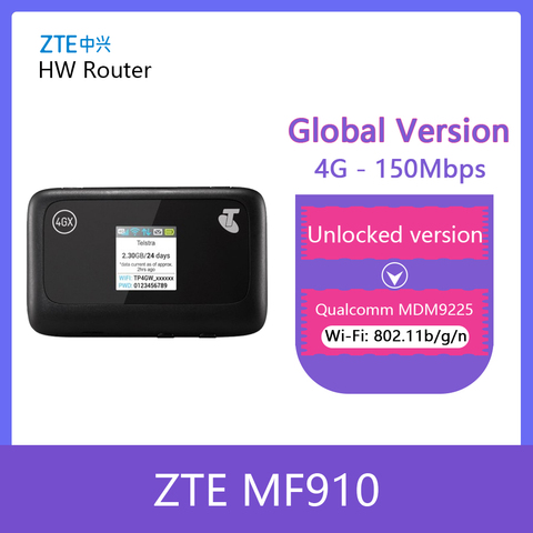 ZTE-routeur wi-fi 4G LTE et 3G/4g, portable, Mobile, routeur de poche, Hotspot 28 ► Photo 1/4