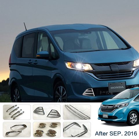 Poignée de porte de rétroviseur chromé brillant, accessoires décoratifs pour Honda Freed GB5 6 7 8 2016 – 2022 ► Photo 1/6