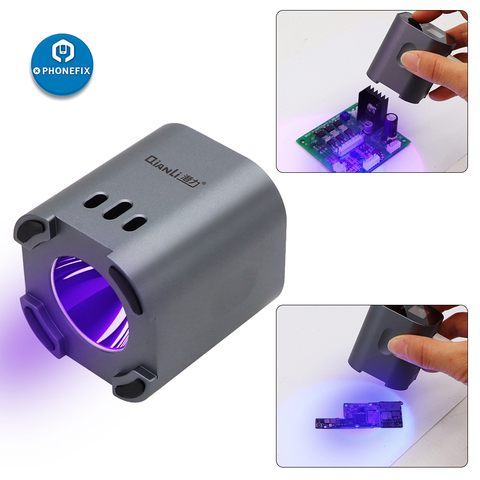 QIANLI – lampe de polymérisation uv LED 3S, adhésive rapide, vert, violet, pour iPhone, Samsung, réparation de carte mère ► Photo 1/6
