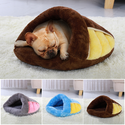 Lit maison Super doux pour chiens | Matelas chaud d'hiver pour chiot chat, matelas pour chats petits chiens moyens, fournitures d'animaux domestiques S M L ► Photo 1/6