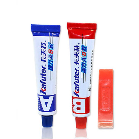 Colle époxy universelle 2 pièces, 70g RTV Silicone caoutchouc pour métal, plastique, verre cristal, bijoux, scellant adhésif ► Photo 1/6