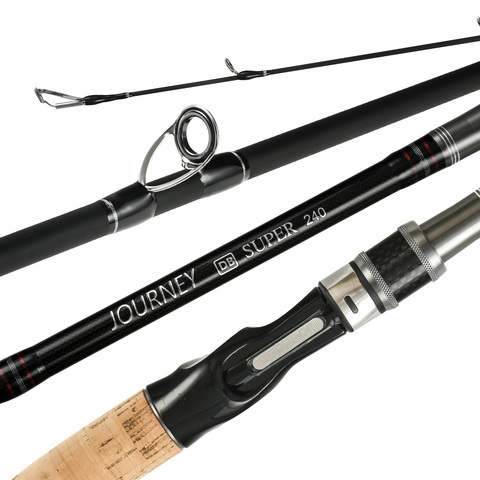 Canne à pêche 4 sections coulée version 5-25g haute qualité Baitcasting rod 2.1m 2.4m 2.7m 3.0m ► Photo 1/6