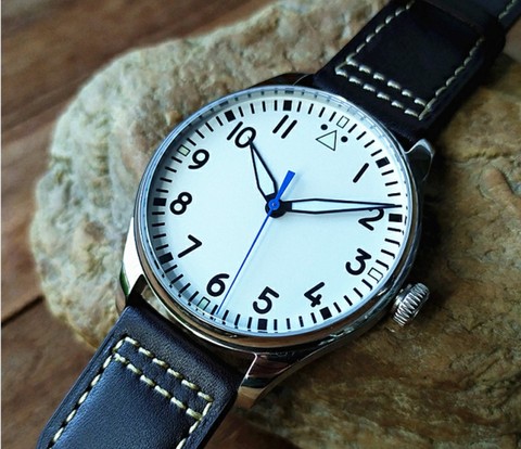 Saphir ou verre minéral pas de logo cadran blanc japonais VH31 mouvement à Quartz lumineux montre pour hommes GR130-20 ► Photo 1/6