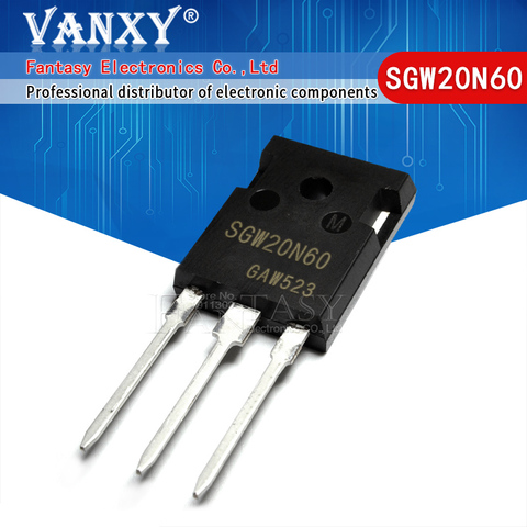 SGW20N60 TO-247 G20N60 TO 247 IGBT 600V 20A, 5 pièces, nouveau et original ► Photo 1/2