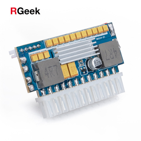 RGEEK-alimentation électrique 450W 24 broches, 12V cc, 450W, Realan Mini ITX Pico PSU DC, interrupteur ATX DC-DC, ATX, pour ordinateur ► Photo 1/6