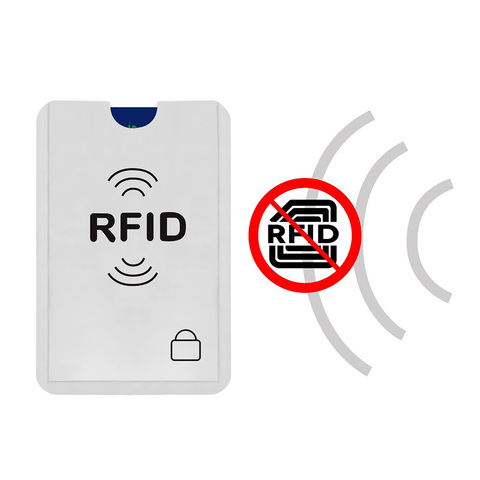 Protecteur de cartes de crédit, Anti-vol, 10 pièces/lot, NFC, RFID, porte-cartes à blocage, couverture pour portefeuille, couverture en Aluminium, carte de visite, étui ► Photo 1/6