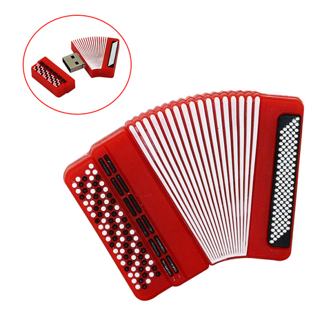 Bayan-clé accordéon, instrument Musical, lecteur flash 16 128 go, 256 go, 32 go, 256 go, 64 go, clé usb, cadeau personnalisé ► Photo 1/6