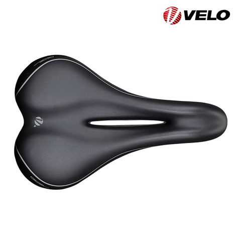 Selle de vélo en cuir Pu pour hommes, confortable, large et rembourré ► Photo 1/6