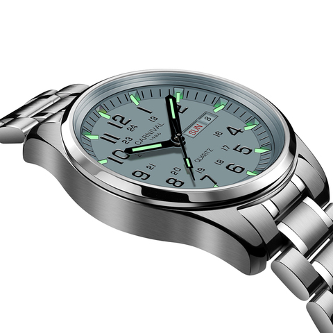 Reloj Hombre – montre-bracelet de luxe à Quartz pour hommes, nouvelle collection 2022, lumineuse, style militaire, marque supérieure, étanche ► Photo 1/6