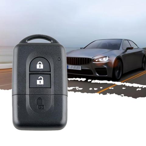 Mini boîtier de clé télécommande intelligent, en plastique, noir, pour Nissan Qashqai x-trail Micra Note Pathfinder ► Photo 1/6