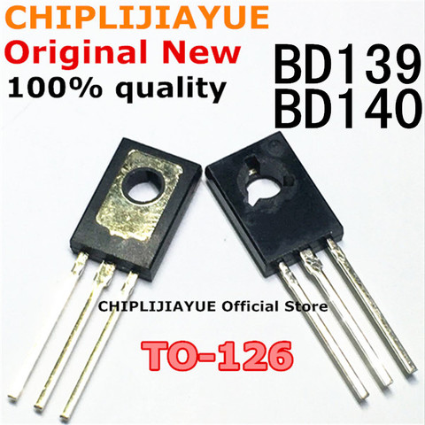 20 PIÈCES BD139 BD140 10 Paires (10 PIÈCES BD139 + 10 PIÈCES BD140 ) TO126 À-126 nouveau régulateur de tension IC ► Photo 1/1