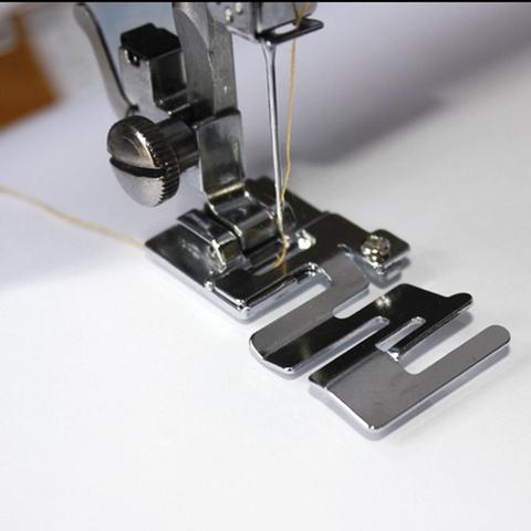 1 pièces Machine à coudre domestique pied presseur élastique cordon bande tissu extensible pieds ensemble pour accessoires de couture ► Photo 1/6