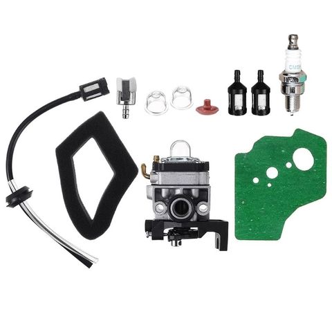 Kit de tuyau de ligne de carburant de bougie d'allumage de joint de carburateur de carburateur pour le moteur de tondeuses de tondeuse de Honda GX25 GX35 GX 25 35 HHT35 HHT35S FG110 ► Photo 1/6