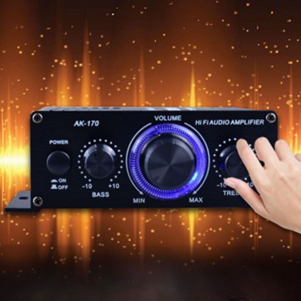 Amplificateur de puissance HiFi Bluetooth 400W DC12V | Bluetooth, récepteur de musique stéréo pour voiture, Radio FM MP3, flambant neuf et de haute qualité ► Photo 1/6