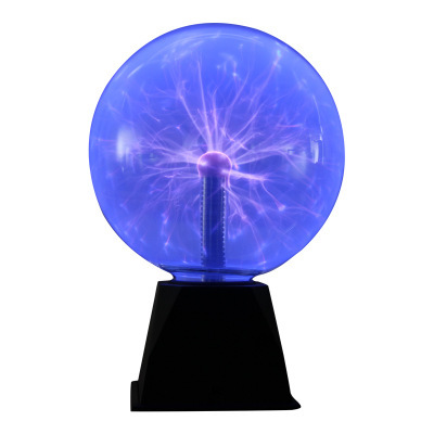 Boule artificielle d'ion de boule de foudre boule d'arc de lueur de bobine de Tesla touchant la foudre peut être commandée par la voix 12V ► Photo 1/5