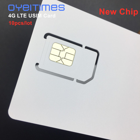 OYEITIMES carte SIM USIM 4G LTE WCDMA GSM vierge Mini Nano carte SIM programmable pour algorithme de kilométrage d'opérateur ► Photo 1/4