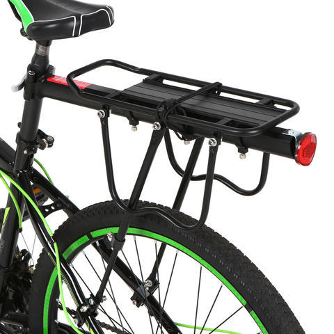 Porte-bagages de vélo 25KG, étagère arrière, support de sac de selle, avec tige de selle, pour vélos avec outils d'installation ► Photo 1/6