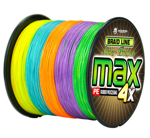 ZUKIBO 300M-1000M PE ligne de pêche 4 brins tresse ligne de pêche 8-90LB Super fort japon fil Multifilament mer fil de pêche ► Photo 1/6