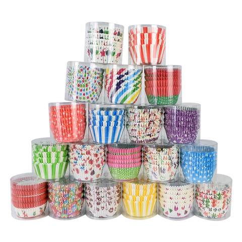 Moule à pâtisserie, 100 pièces, garniture à cupcakes bricolage fournitures de cuisine, outils de décoration ► Photo 1/6