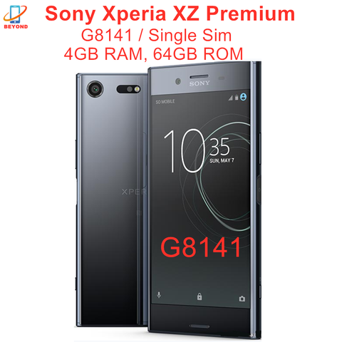 Sony – téléphone portable Xperia XZ Premium G8141 Octa Core, 4 go de RAM, 64 go de ROM, 13mp et 19mp, 5.46 pouces, Snapdragon 835, NFC, d'origine, LTE, débloqué ► Photo 1/6