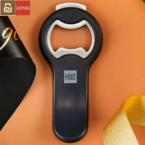 Huohou – ouvre-bouteille magnétique automatique en acier inoxydable, pour outils de cuisine xiaomi, pour la maison et l'extérieur ► Photo 1/6