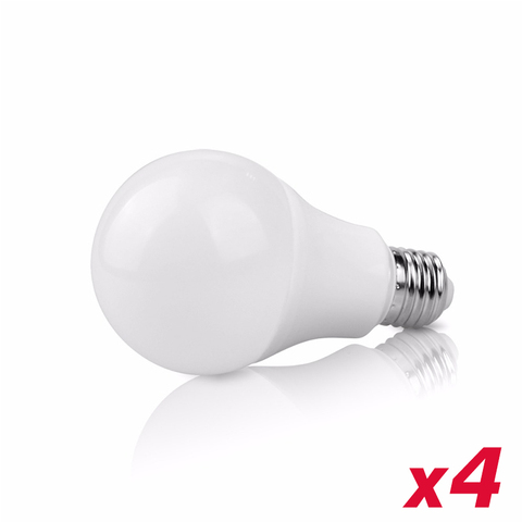 Ampoule LED intelligente, lampe blanche chaude et froide, AC 220V, 3W 5W 7W 9W 12W 15W 18W, SMD2835, 4 pièces ► Photo 1/6