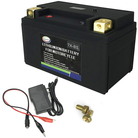 MOSEWORTH 12V batterie au Lithium fer LiFePO4 7A-BS 260A intégré BMS conseil Lithium fer Phosphate moto batterie ► Photo 1/5