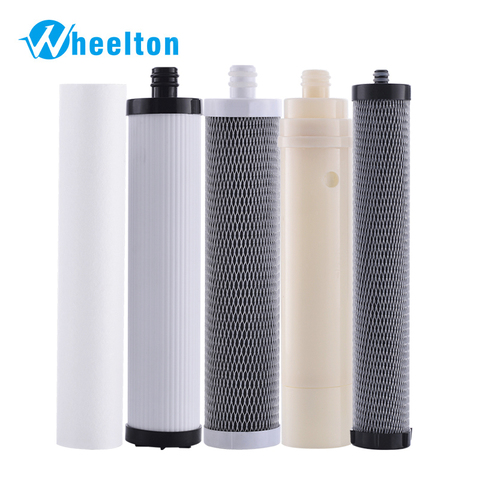 WHEELTON – cartouche d'ultrafiltration pour purificateur d'eau, remplacement Compatible avec WHT-A6 PP T33, charbon actif ► Photo 1/2