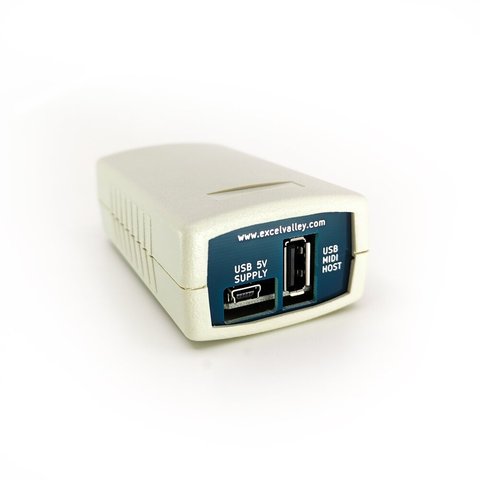 Module hôte USB MIDI-sortie MIDI-réel MIDI pour contrôleurs et claviers USB MIDI purs, sans PC! -Kit PCB + boîtier ► Photo 1/6